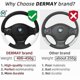thumbnail image 3 of 100% Dermay Brand Leather Car Steering Wheel Cover For Mini Cooper R56 Clubman Countryman Clubvan Coupe Auto Accessories, 3 of 5