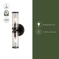thumbnail image 3 of Alora Lighting WV309002NBCG Revolve 2 Light 13" Tall Bathroom Sconce - Brass, 3 of 7