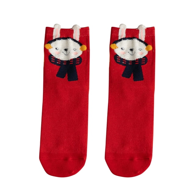 WEAIXIMIUNG Socks Womens Christmas Socks Socks Cute Medium Tube Socks