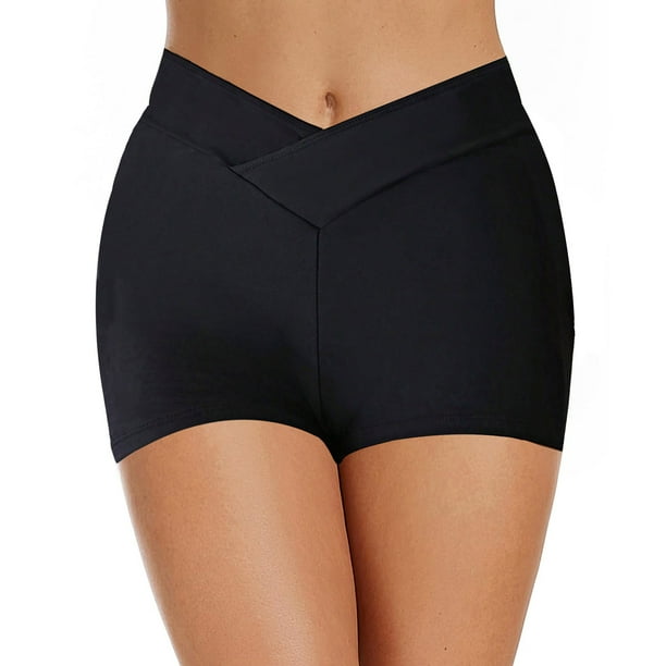 Black shorts swimwear best sale