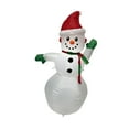 thumbnail image 4 of Muñeco de nieve inflable de Navidad Soledad 122 cm para decoración al aire libre, 4 of 10