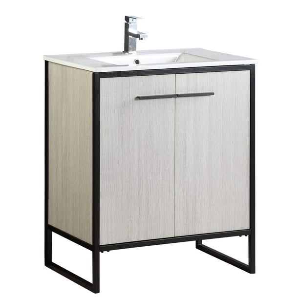 Fine Fixtures Vdara 30 Bathroom Vanity Cabinet Set Silver Gray Com Fine Fixtures Vdara 30 Bathroom Vanity, 30 Inch Vanity Cabinet