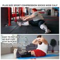 thumbnail image 4 of 2 Pairs Copper Compression Socks for Women & Men Circulation 15-20 mmHg Knee High- Better Blood Flow, Swelling, Best Support for Medical, Running, Nursing, 4 of 7