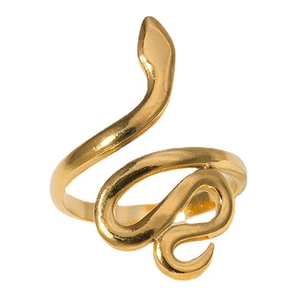 Anillo de plata de oro Anillo de forma geométrica Ajustable Anillo de plata líneas de bobinado Anillo minimalista Regalo