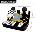 thumbnail image 4 of CHAQLIN Elephant Sunflower, Non-Slip Replacement Seat Protectors Set of 2 Waterproof All Weather Car Back Seat Cover for Auto Car Interior, 4 of 4