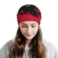 thumbnail image 3 of Women Albania Flag Slouchy Beanie Hat Stretch Turban Hats Headwear Caps Baggy Skull Sleep Scarf, 3 of 7