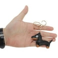thumbnail image 4 of Unique Bargains 1 Pc Handbag Charms Keychains Dog Keychain Bag Accessories Black, 4 of 5