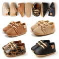 thumbnail image 5 of Baby Shoes Toddler First Walkers Shoes TPR-Sole for Baby Boys Girls Unisex Anti-Skid Shoes Lace-up Shoes for Babies, 5 of 8