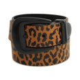 thumbnail image 1 of Rebecca Minkoff 35MM Leopard-Print Leather Belt, Small, Leopard, 1 of 2
