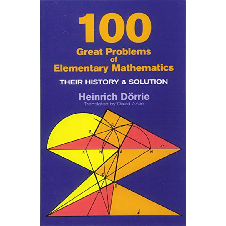 Dover Books on Mathematics: 100 Great Problems of Elementary Mathematics  (Paperback) 