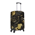 thumbnail image 2 of Roses Black And Golden Leaf Glitter Travel Luggage Cover Suitcase Protector Washable Protective 29"-32", 2 of 5