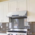 thumbnail image 2 of 36 in. Haven Collection Ducted Under Cabinet Range Hood in Stainless Steel, 2 of 19