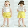 thumbnail image 2 of Younger Tree Toddler Girls Clothes Outfits Baby Girl Summer T-Shirt Shorts Set for 3T, 2 of 7