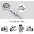 thumbnail image 4 of Shut Off Valve Shower Head Brass Head Valve Water Saving Fluid Control for Bidet Sprayer G1/2, 4 of 5