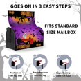 thumbnail image 6 of Halloween Mailbox Covers Magnetic 21" X 18" Bats Ghost Pumpkin Spider Mailbox Cover Standard Size Mailbox Wraps Post Letter Box Covers Garden Decorations Outdoor, 6 of 6