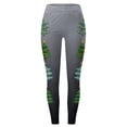 thumbnail image 4 of MKLEKYY Pantalones deportivos para mujer, leggings con estampado navideño para mujer, leggings de ejercicio para fitness, pantalones de yoga 2582, 4 of 4