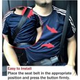 thumbnail image 3 of Ajustador del cinturón de seguridad, clips universales para la cubierta del cinturón de seguridad del vehículo, posicionador de correa del protector del cuello del hombro del automóvil cómodo con, 3 of 4