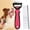 Red, variant on Dematting Comb for Dogs and Cats, Undercoat Rake Pet Brush for Long Hair, Deshedding Dog Brush Removes Tangles Knots and Loose Fur, Grooming Tool for Thick Coats (Blue L)
