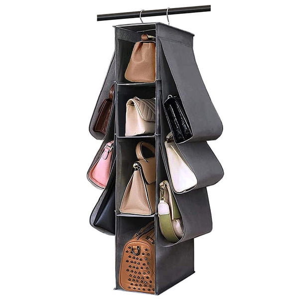 ShenMo Handbag Storage Rack 10 Compartment Hanging Pouch Organizer The ...