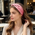 thumbnail image 2 of Korean Style Chiffon Headband for Washing Face Non Stretchy Hair Band, 2 of 4