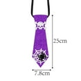 thumbnail image 5 of 6 Pcs Halloween Neckties for Women Men Ghost Party Accessories Bat and Skull Design Comfortable Neckties Celebrations, 5 of 10