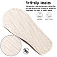 thumbnail image 5 of BERANMEY Bow Slippers for Women Cozy Plaid Womens Slippers Flat Slide Slippers Slip-On Lightweight Comfortable House Slippers Anti-slip Sole for Bedroom Indoor, 5 of 7