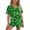 Dark Blue, variant on Girls Boys St. Patrick's Day Outfits 2PC Comfy Casual Printed Short Sleeve V Neck Pullover Top with Shorts Sets with Pockets Dark Blue 7-8 Years