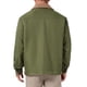 thumbnail image 3 of Abrigo de invierno INSPIRE CHIC para hombres, con cuello, botones en la parte delantera, forro de felpa, bolsillos, chaqueta de camionero, 2XL, verde oliva, 3 of 6