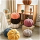 thumbnail image 5 of Cojines en forma de calabaza, almohadas decorativas para habitación, almohada elegante de forro polar para sofá, decoración del hogar, café oscuro, 11,02", 5 of 5