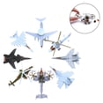thumbnail image 4 of Paquete de 8 Piezas Ensamblaje Modelo de Avión ástico Avión de de Estática Sunnimix Modelos de aviones, 4 of 7