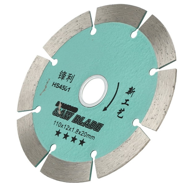 Tile saw blade for circular outlet saw