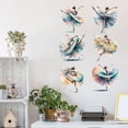 thumbnail image 3 of 2x Pegatinas De Pared De Bailarina De Ballet Calcomanías De Pared De Bailarina De Ballet Para Dormitorio De Niñas, 3 of 6