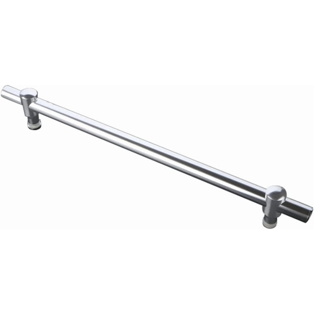 Poignée de Porte de Douche en Acier Inoxydable, Barre de Serrage Réglable pour Porte Vitrée de Salle de Bain, Finition Polie, Ensembles de Poignées de Porte de Remplacement pour Porte Latérale Simple (Taille : 550 mm)