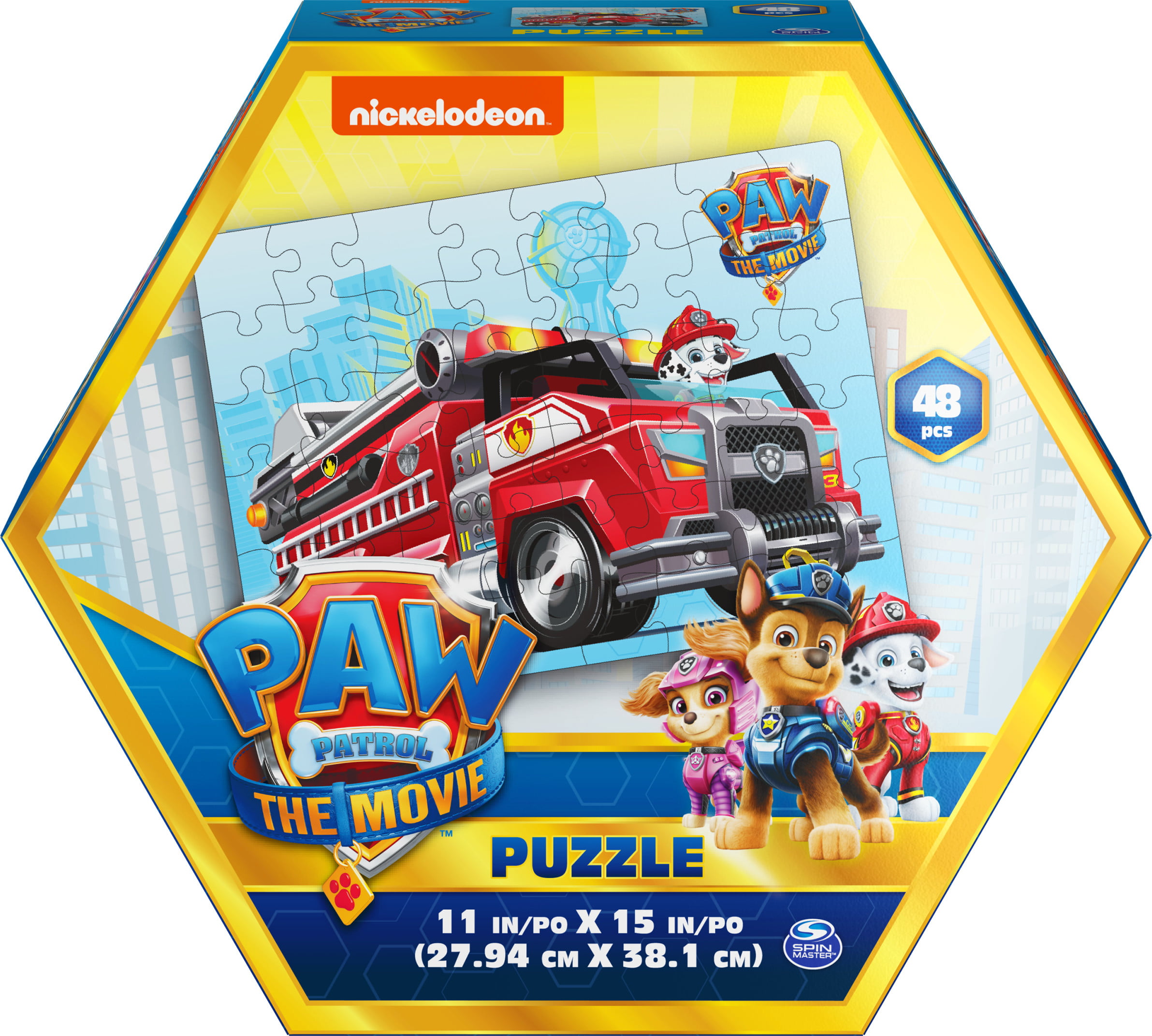 PAW Patrol: The Movie 5-Pack of Wood Jigsaw Puzzles for Kids 3 and 