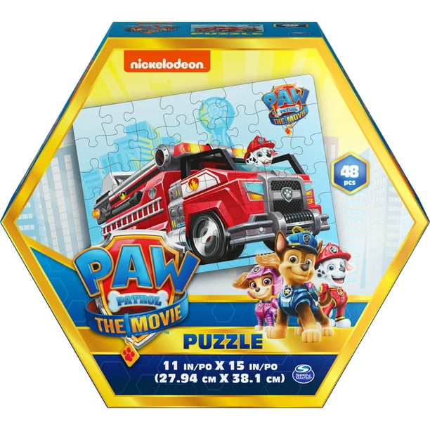 PAW Patrol Movie, 48 Piece Jigsaw Puzzle for Kids Ages 4 up May - Walmart.com