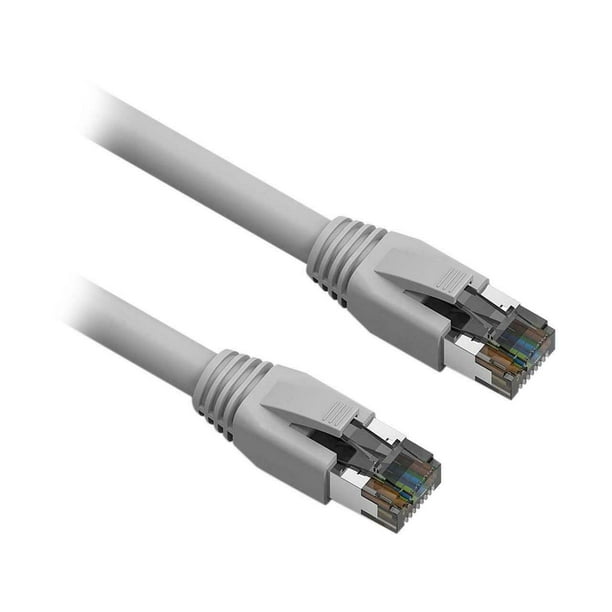 Nippon Labs Cat 8 Ethernet Cable 35 Ft Gray 2ghz 40g 24awg S Ftp Shield Walmart Com Walmart Com