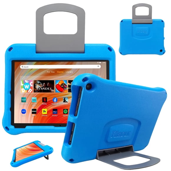 Funda para tablet Riaour de 10 pulgadas para 13.ª y 11.ª generación 2023/2021, color azul