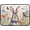 Colorful Rabbit, variant on Easter Dish Drying Mat 18x24 Inch,Colorful Rabbit Absorbent Drainer Rack Mats Absorbent Fast Dry Dish Pad Protector Kitchen Counter Accessories