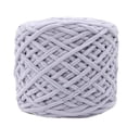 thumbnail image 3 of Nvzi Hilo grueso, hilo Ice, 100 g, 1 rollo, 150 m de longitud, ideal para bufandas, abrigos, muñecas, mantas y accesorios, hilo de poliéster, mantiene el calor, apto para ganchillo, gris claro, 3 of 5