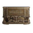 thumbnail image 2 of Dresser with Scrolled Carvings and Half Moon Shape, Antique Gold, 2 of 5