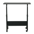 thumbnail image 7 of UWR-Nite Tray Table, Adjustable Sofa Bed Side Table Portable Desk with Wheels Overbed Table Laptop Cart with Open Shelf, 7 of 7
