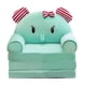 thumbnail image 2 of Plush Foldable Kids Sofa Backrest Armchair 2 In 1 Office Chair Posture Support, 2 of 2
