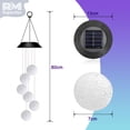 thumbnail image 2 of Serie de Luz Solares Rm Regalomex Tipo Campanas de Viento Panel Solar Grande, 2 of 8
