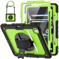 thumbnail image 1 of Funda para iPad Pro 13 HXCASEAC Resistente a Golpes con Soporte para Lápiz Verde, 1 of 9