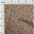 thumbnail image 1 of oneOone Cotton Flex Rust Brown Fabric Leaves Watercolor Sewing Fabric By The Yard Printed Diy Clothing Sewing Supplies 40 Inch Wide, 1 of 4