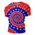 thumbnail image 3 of WAYUTE Mens T Shirts Tie Dye Graphic Basic Tees Summer Casual Short Sleeve Crewneck Fashion T-Shirt for Man Streetwear,XL, 3 of 5