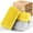 Gray/Yellow, variant on 4-Pack Damp Clean Duster Sponge,Gray Damp Dusting Sponge,Duster Baseboard Cleaner Sponge with Ridges,Reusable Wet Duster Sponge,Household Cleaning Sponges for Blinds,Window Track Grooves