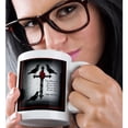 thumbnail image 2 of 3dRose, A black gothic cross with designs and ravens, 15oz Mug, 2 of 7