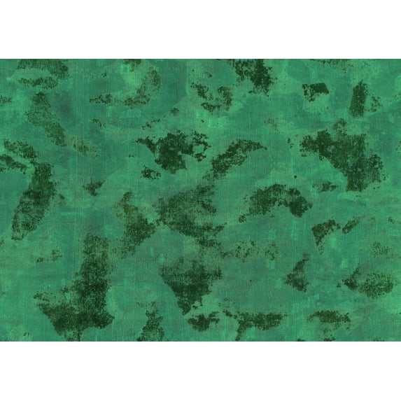 Ahgly Company Indoor Rectangle Persian Green Bohemian Area Rugs, 6' x 9'