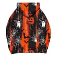 thumbnail image 4 of cocolona Halloween Oversized Hoodies for Women Long Sleeve Casual Irregular Printed Sweatshirts Drawstring Pullover Tops, 4 of 6